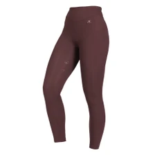Aubrion Equestrian Ladies Winter Riding Tights - Espresso