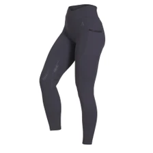 Aubrion React Ladies Crossover Riding Tights - Charcoal
