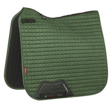 LeMieux Suede Dressage Saddle Pad in Hunter Green