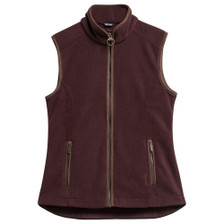 Barbour Ladies Country Colton Fleece Gilet in Fig - Front