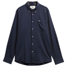 Barbour Mens Sparrowhill Regular Fit Shirt in Navy - Front