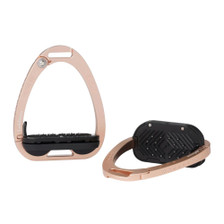 LeMieux Brilliance Vector Balance Stirrups in Rose Gold - Pair