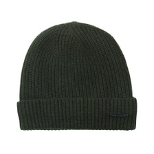 WeatherBeeta Mens Wool Beanie Hat - Olive