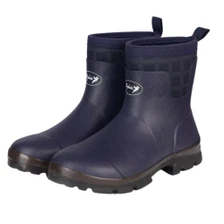 Rydale Ladies Lisset Short Wellies - Navy Check