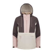 LeMieux Ladies Phoebe Half Zip Waterproof Anorak in Wild Rose - Front