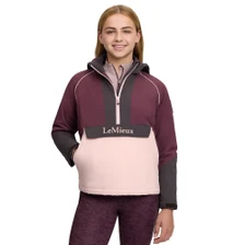 LeMieux Young Rider Bailey Waterproof Anorak in Bramble - Lifestyle Front