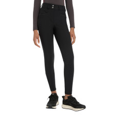 LeMieux Young Rider Izzy Knee Grip Breeches in Black - Front