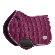 LeMieux Loire Classic Close Contact Saddle Pad in Blackberry - Side