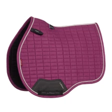 LeMieux Suede General Purpose Saddle Pad in Blackberry - Side