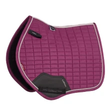 LeMieux Suede Close Contact Saddle Pad in Blackberry - Side