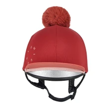LeMieux Classique Pom Hat Silk in Russet - Front