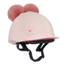 LeMieux Mini Double Pom Hat Silk in Petal - Front