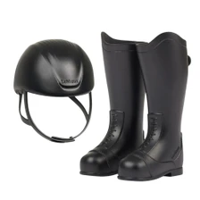 LeMieux Toy Rider Boots and Helmet in Black