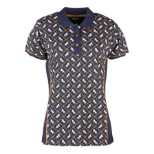 Rydale Ladies Muston Snaffle Polo Shirt - Gold Snaffle