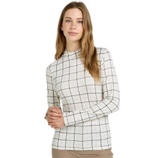 Toggi Ladies Checkley Jersey Turtle Neck Top