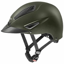 Uvex Perfexxion III Matt Riding Hat - Olive Matte