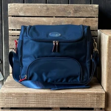 Smart Grooming Burghley Show and Stable Bag - Navy/Red