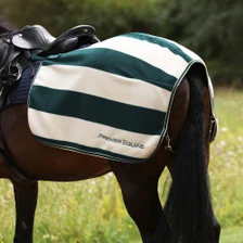 Premier Equine Vellus Fleece Quarter Sheet - Green/White