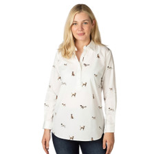 Rydale Ladies Wistow II Printed Overhead Shirt - Country Dog