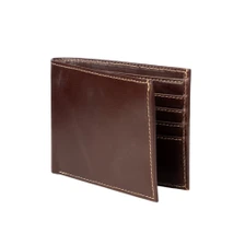 Rydale Mens Sledmere Leather Bifold Wallet - Rich Brown