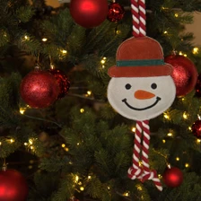 Benji & Flo Christmas Snowman Dog Toy