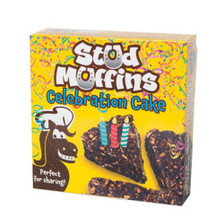 Stud Muffin Celebrations Cake - Front of box
