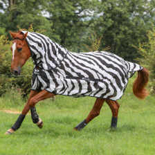 Bucas Buzz Off Zebra Full Neck - Zebra Print