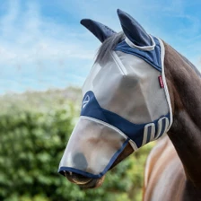 LeMieux ArmourShield Pro Full Mask in Navy - Lifestyle