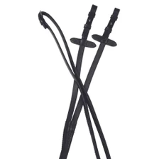 Collegiate Flexi Grip Reins IV - Black