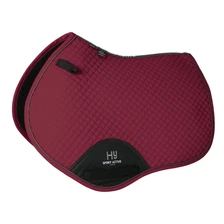 Hy Sport Active Close Contact Saddle Pad in Vivid Merlot