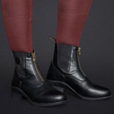 Mountain Horse Veganza Zip Paddock Boots in Black-Lifestyle