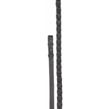 GARA Laced Leather Reins- Black