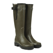 Le Chameau Ladies Vierzon Jersey Wellington Boots - Vert Chameau - Front