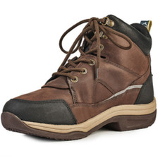 Moretta Eleonora Ladies Lace Front Boots - Brown - Boot