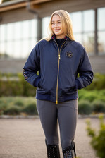 LeMieux Ladies Elite Crew Jacket - Navy - Lifestyle