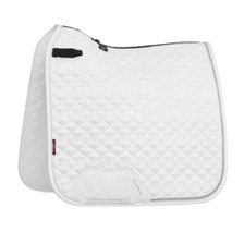 LeMieux Crystal Suede Dressage Saddle Pad - White