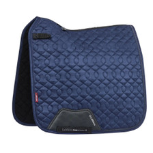 LeMieux Crystal Suede Dressage Saddle Pad - Navy