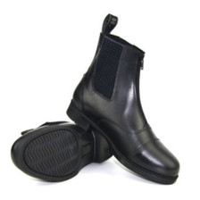 Hy Equestrian Canterbury Zip Jodhpur Boot - Black
