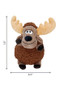 KONG Sherps Floofs Moose Dog Toy - size