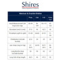 Shires Size Chart