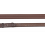 Velociti GARA Nylon Insert Rubber Grip Reins - Havana