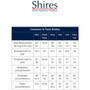 Shires Size Chart