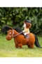 Hy Equestrian Thelwell Ponies Fiona and Merrylegs - horse, saddle, bridle and rider