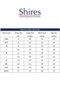 Shires ladies Size chart