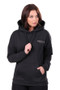 Aubrion Ladies Serene Hoodie - Black - Lifestyle