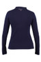 Aubrion Ladies Team Long Sleeve Polo Shirt - Navy - Back