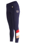 Aubrion Ladies Team Shield Riding Tights - Navy - Front