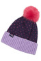 Tikaboo Childrens Bobble Hat - Lilac - Front