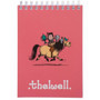 Hy Equestrian Thelwell Collection A6 Notepad in Pink.