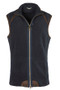 Barbour Mens Langdale Fleece Gilet in Navy - Front